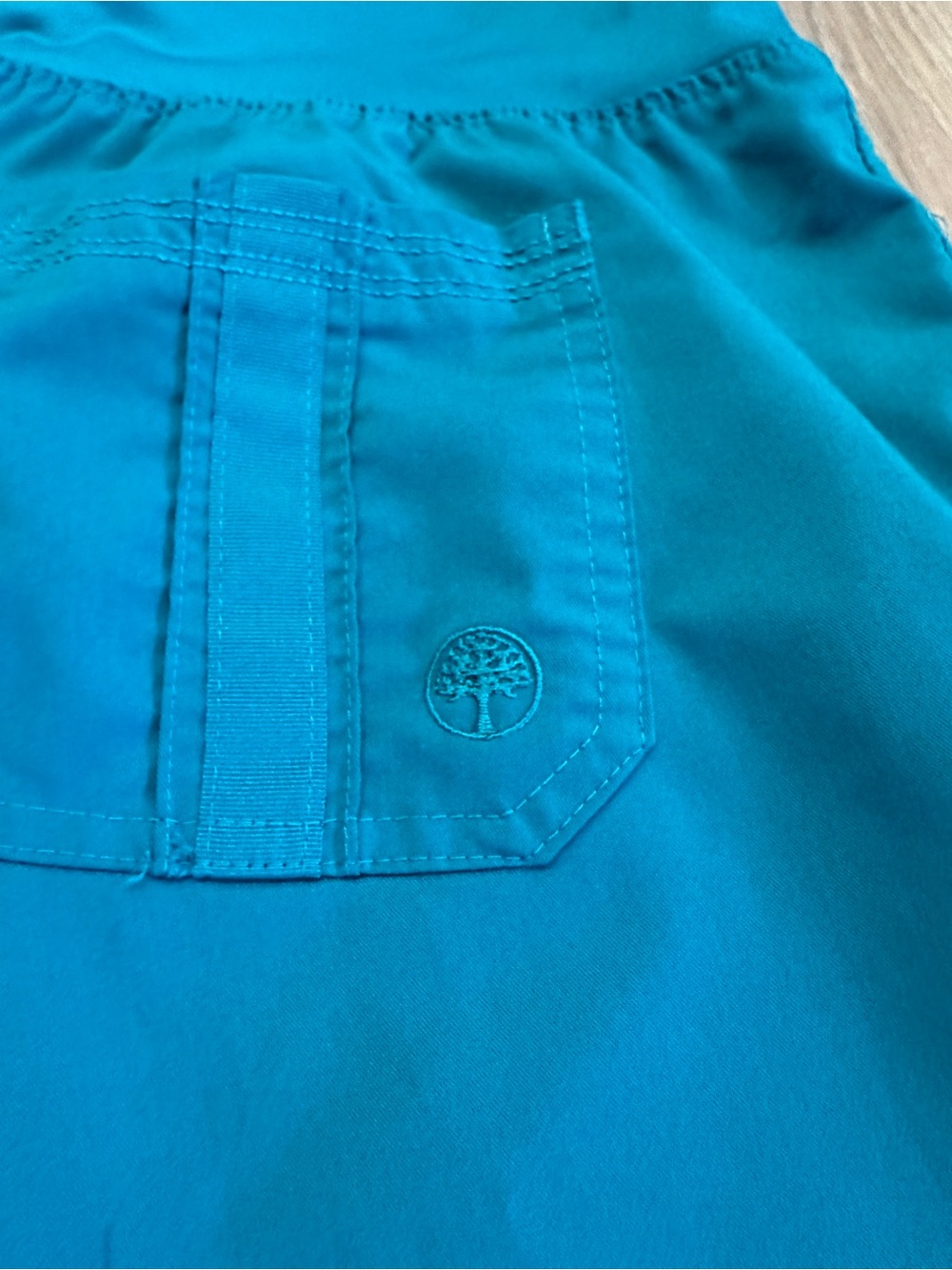 Healing Hands purple label Teal Blue cargo scrubs size M - Picture 4 of 9